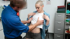 Officer's Pleasure: Molested Teen's Private🤫 Parts Exposed in Dark Room
