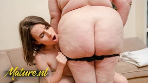 Edina's Fat Cunt✌ Craves Young Darcy's Fresh Load, Darcy Gets Down