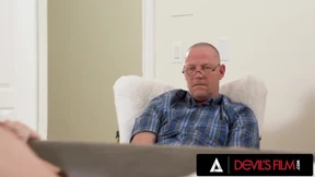 Freya Parker gets banged by pervy old dude in a sick display of taboo teen sex