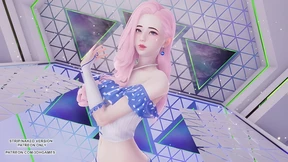 K-pop queen Jeon Somi gettin' nasty, fast forward to raw, uncensored League of Legends lesbian action