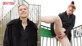 Sarah K gets a public peek, fingered on a scenic tower overlooking the city Sarah K gets a public peek, fingered on a scenic tower overlooking the city