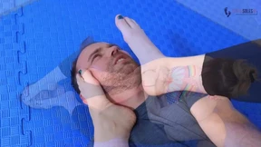 Feet-sucking frenzy unfolds as Yara takes on Jack in filthy foot fetish wrestling Feet-sucking frenzy unfolds as Yara takes on Jack in filthy foot fetish wrestling