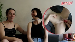 Berlin babes lick each other's pussies as they play with their designer vaginas