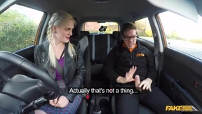 Fake Driving School - Instructor gets busted jacking off by a scorching blonde bombshell Fake Driving School - Instructor gets busted jacking off by a scorching blonde bombshell