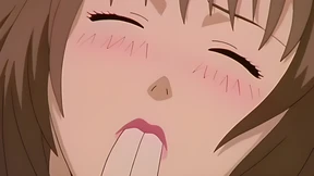 Rabbit-style anime lesbian gangbang and cum-filled fap fest