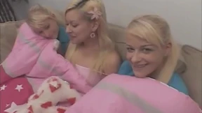 Blond teen lesbian babes passionately pleasuring each other's sex-filled bodies Blond teen lesbian babes passionately pleasuring each other's sex-filled bodies