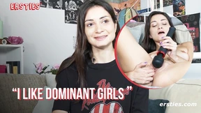 Dirty Italian Siren Whimpers Frenetically After Electric Thrusts on Her Vulva