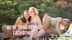 Outdoor lesbican lesbian hot sex session - Hanna & Jin's nasty outdoor lesbian lesbian sex adventure
