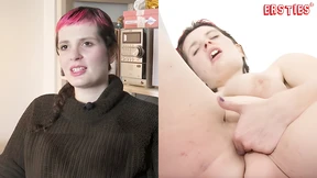 Klara gets soaked, rubs herself wild, and climaxes under the showerhead