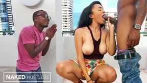 Julie Kay's Miami balcony score: massive cock🍆 worship, sucking, and raw sex Julie Kay's Miami balcony score: massive cock🍆 worship, sucking, and raw sex