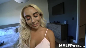 Blonde MILF with Big Tits Fucks Her Stepson Roughly in POV After Deep Throat Session Blonde MILF with Big Tits Fucks Her Stepson Roughly in POV After Deep Throat Session