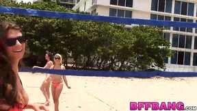 Beach Brides Turn Horny&#x1F975;, Group Fucks Post-Relaxation