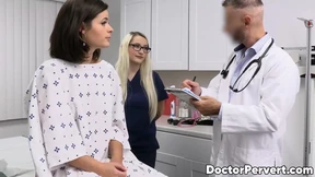 Brutal Brunette Dharma Jones Screams as the Doc Stabs Her Hard