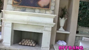 Horny🥵 Jenna Ashley Devours Elsa Jean's Pussy🌮️ in Hot Girl-on-Girl Action