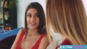 Mini Cheerleader Harley Ann Devours Big Load With Class