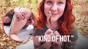 Autumn's Outdoor Anal&#x1F44C; Adventure with a Juicy Dildo