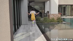 Hard Asian Teen Elle Voneva Threesome Doggy Style Fuck