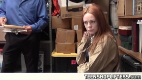 Ella Hughes Gets Big DickPenetration From A Sly Redhead Thieve