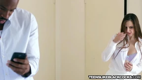 Naughty&#x1F608; teen Elektra Rose craves BBC pleasure