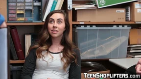 Teen thief punished by cops for shoplifting