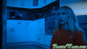 Tiny Sister Lilly Bell Bites and Sucks Brother's Rod