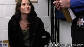 Tiny Veronica Church's Displeasure at Pleasuring a Cop for Stealing