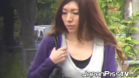 Dirty Japanese Voyeur Spies On Ladies Peeing In Public