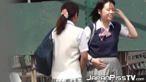 Secret&#x1F92B; Public Piss: Naughty&#x1F608; Japanese Schoolgirls