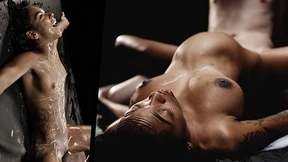 Cumfilled compilation featuring large breasted Latinas and Blacks