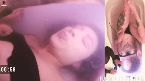 Brunette wetlook apnea underwater Brunette wetlook apnea underwater