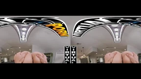 VIRTUAL PORN - Willow Ryder Enjoys Sucking Your Hard Cock&#x1F32D; on the Kitchen Table
