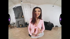 Teen's Hot Strip Tease Craving For Manhood - Explicit XXX Pleasure