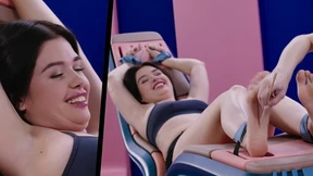 Cute Brunette Brill Angel Tied Up and Tickled - Feather Feet Tickling with Petite Nata Gold Cute Brunette Brill Angel Tied Up and Tickled - Feather Feet Tickling with Petite Nata Gold