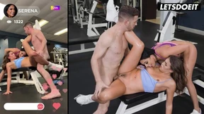 Skinny Guy Tempted by Gym Girls in Hot Threesome - DESIRABLE DORMS