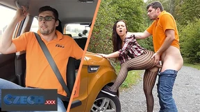 Sizzles with Desire After a Fast Police Chase - CzechXXX