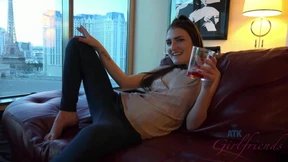 Nina Nirvana prepares for your date while you wait and watch