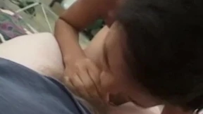 Natural tits babe Yumilai fucked doggystyle after juicy BJ
