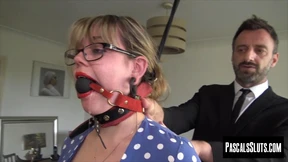 Submissive thick amateur Madison Stuart moans and veeps as her dom punishes her