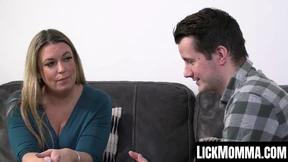 MILF Maisie Lewis SEDUCES and fucks stepdaughters boyfriend