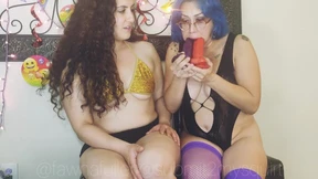 Dildo Blowjobs Best Friends Competition