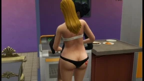 Girls lick each other's pussies  Lesbo porn at wicked whims sims 4
