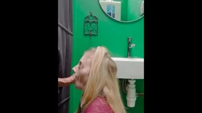 Gloryhole: Schoolgirl Sucks Cock
