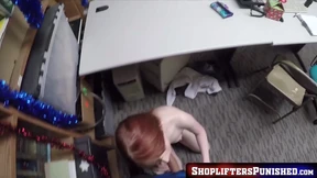 Redhead Krystal Orchid banged for thieving on holidays by horny police officer Redhead Krystal Orchid banged for thieving on holidays by horny police officer