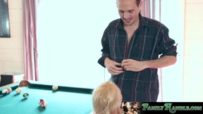 Busty teen Marsha May Sucks stepdad's dick and swallows