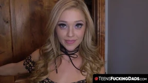 Cock craving stepdaughter Kali Roses tastes it big in POV