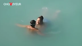 Dirty Beach Peeping Tom Spies Fat Mermaid's Ocean Orgy
