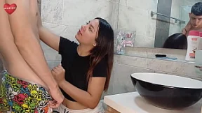Sultry Latina Step Mom Handjob Frenzy in Empty Bathroom - Homemade Sex Thrill Sultry Latina Step Mom Handjob Frenzy in Empty Bathroom - Homemade Sex Thrill