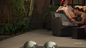 Poolside brunette invites stranger to ravish her dripping-wet cooch, sans modesty Poolside brunette invites stranger to ravish her dripping-wet cooch, sans modesty