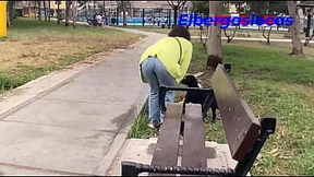I discovered a chick in the park, got her into catplay, then into a hardcore bangfest with creampie bonus