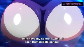 Sexy teen sluts splash around in pool, getting destroyed in depraved group sex orgy